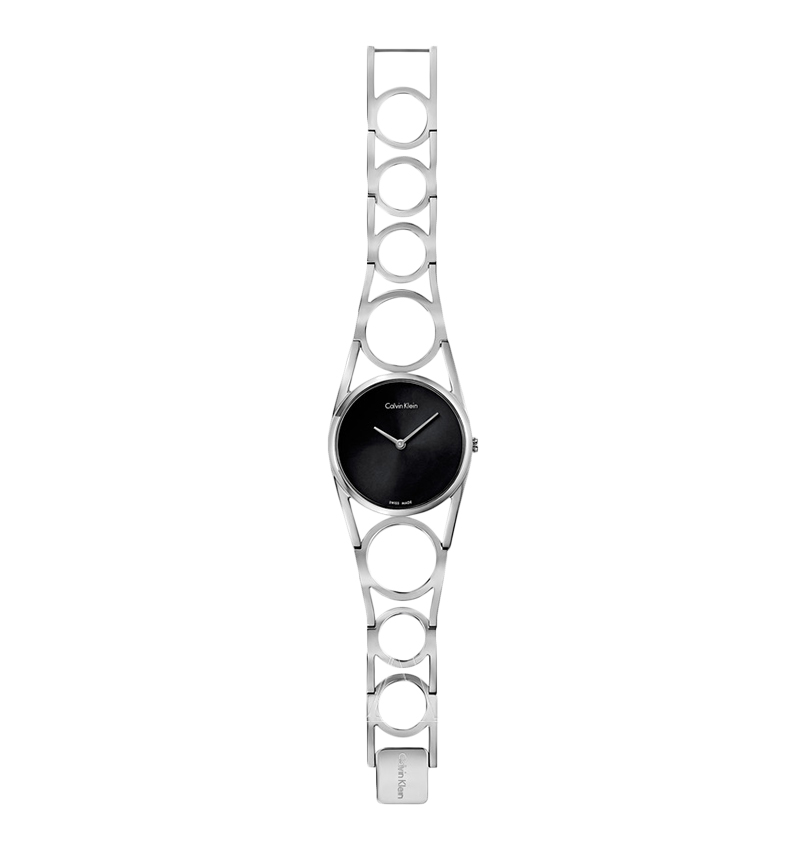 montre femme calvin klein round