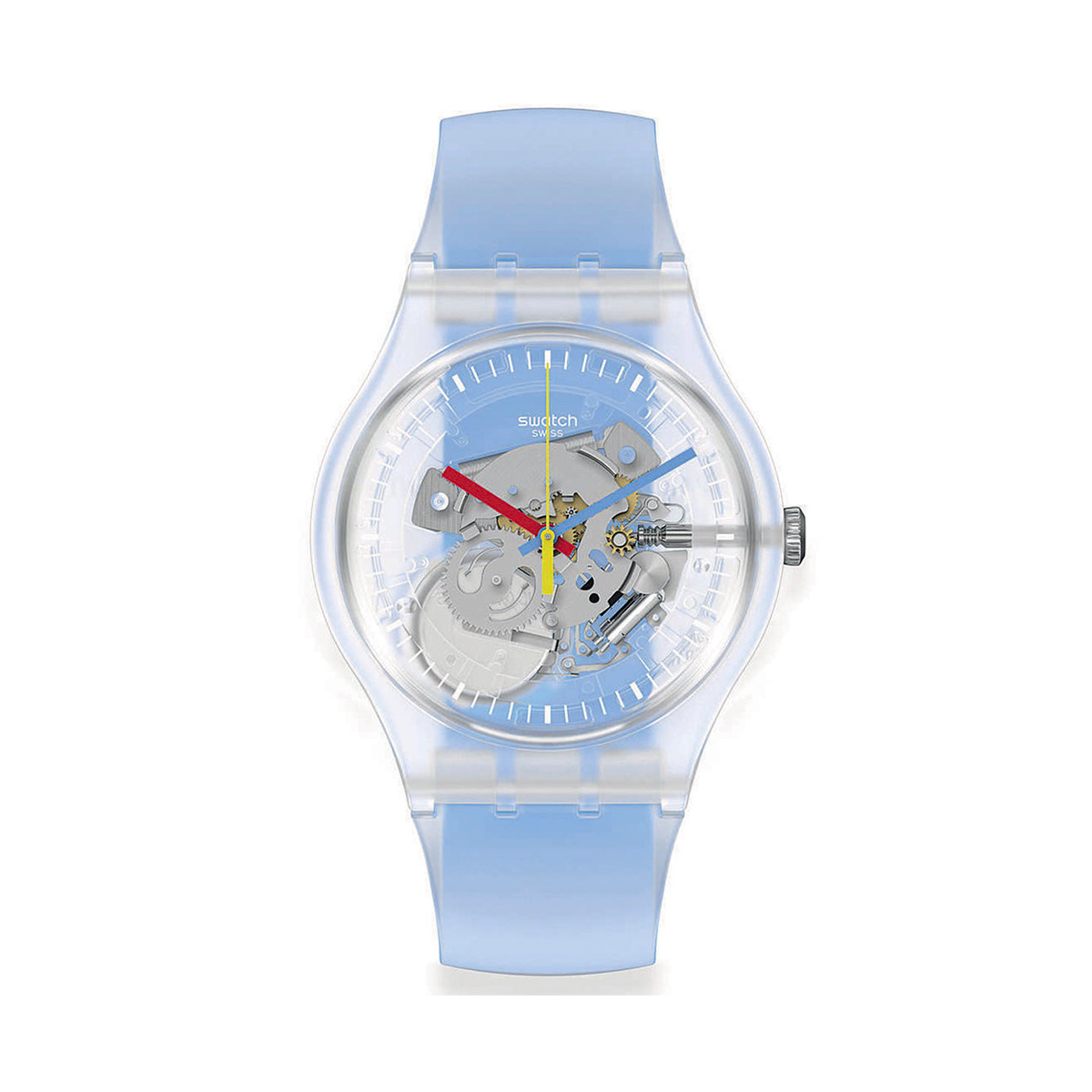 Montre unisexe swatch clear suok156