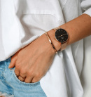 Montre femme daniel wellington petite amber or rose