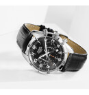 Montre homme sport chrono cuir noir pt3833x1
