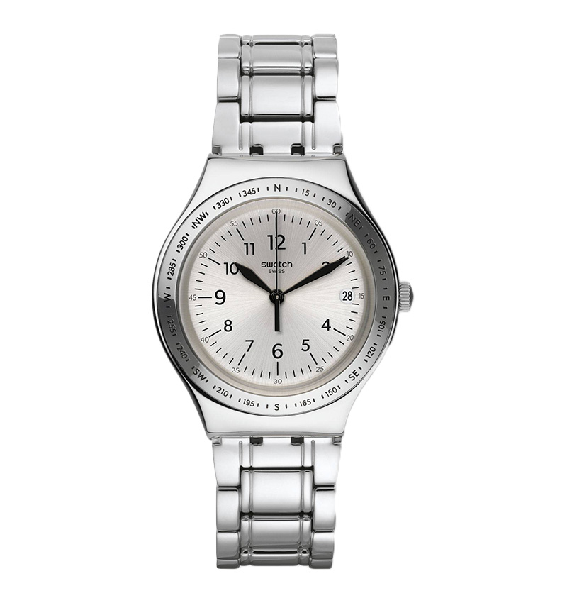 Montre femme swatch silver joe
