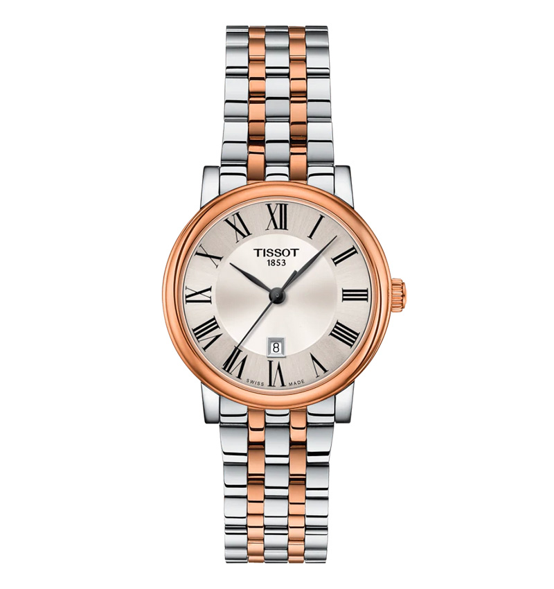 montre femme tissot carson premium t1222102203301