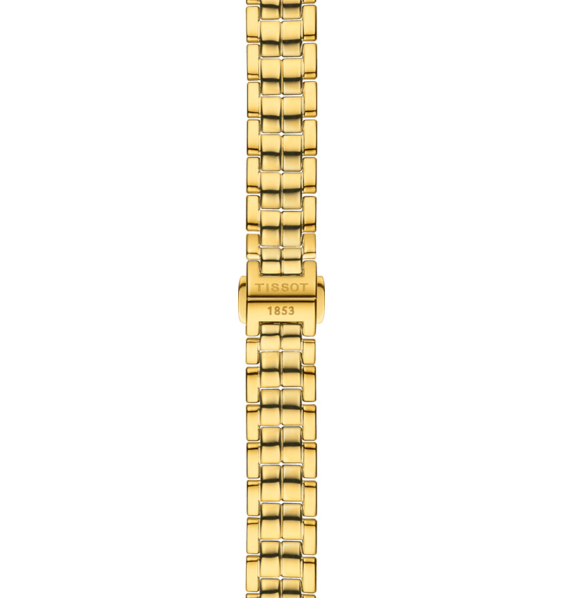 montre femme tissot flamingo or