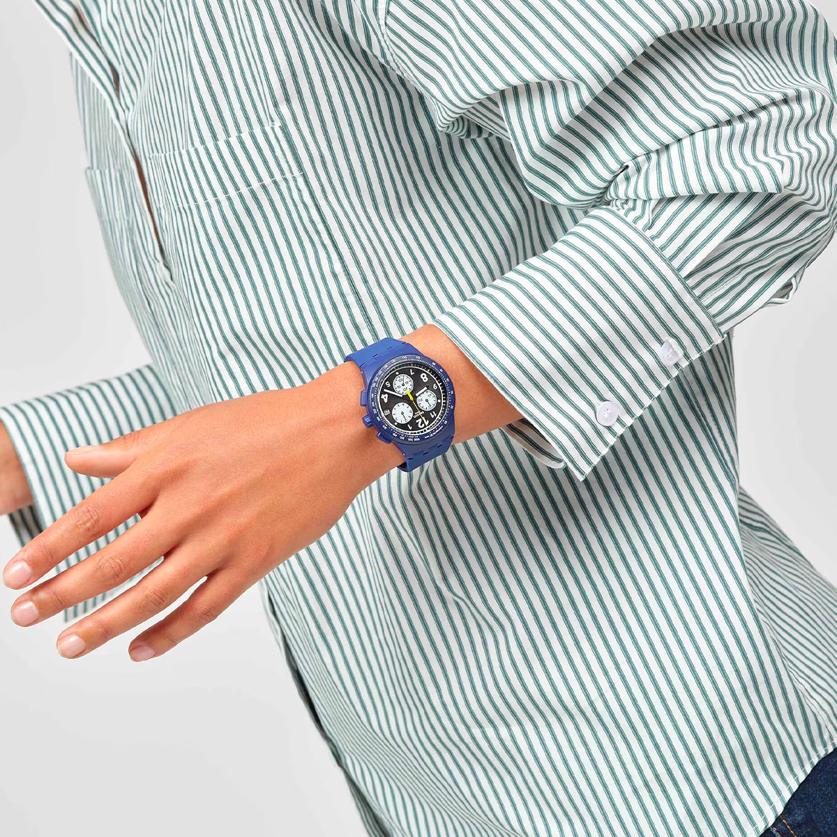 Montre unisexe swatch new chrono plastic susn418