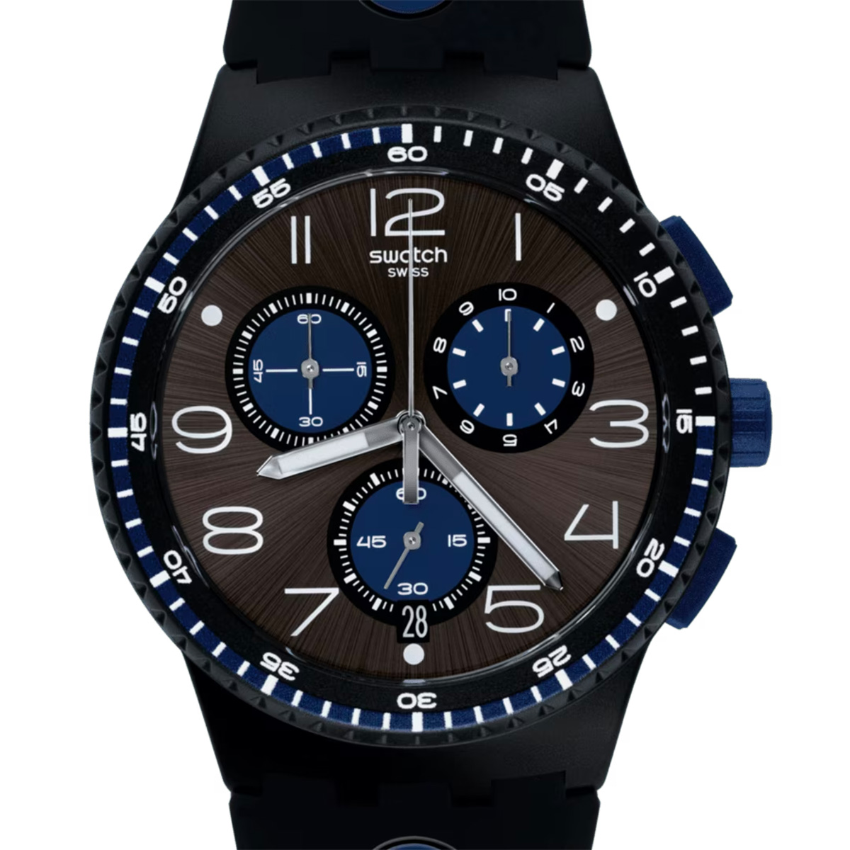 Montre unisexe swatch new chrono plastic susb406