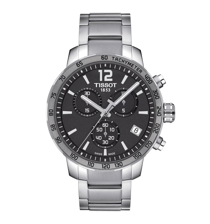 montre homme tissot quickster chronograph t0954171106700