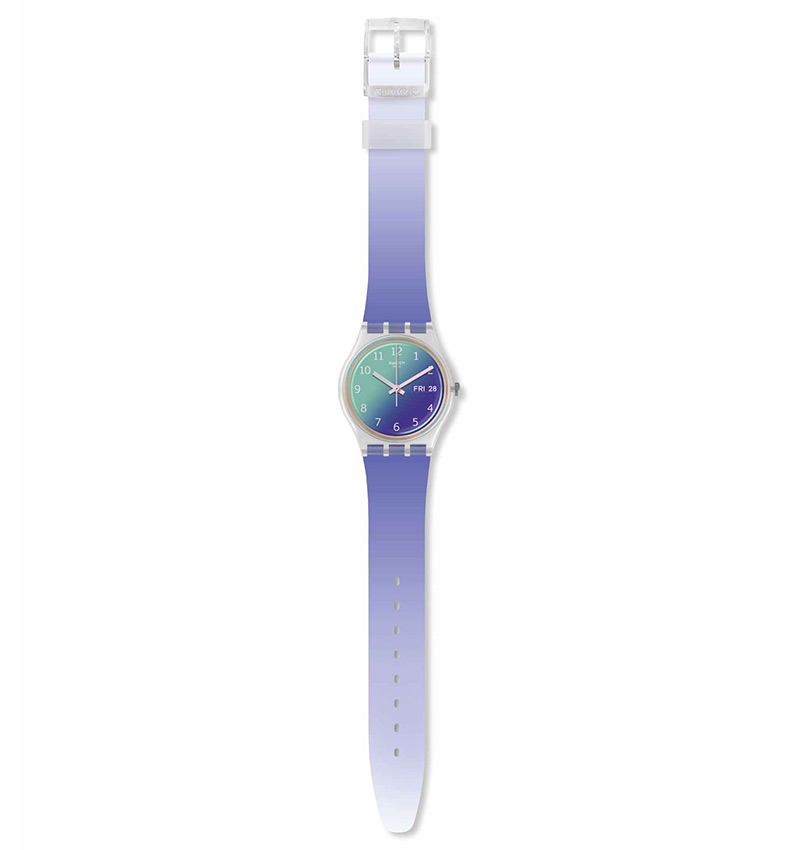 montre femme swatch ultralavande ge718