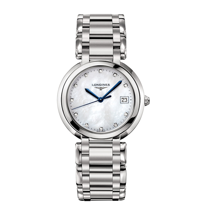 montre femme longines primaluna avec diamants l81144876