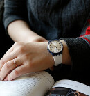 Montre femme swatch white delight gn720