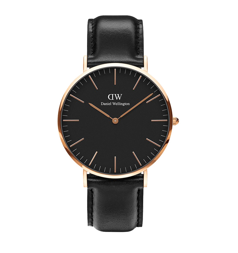Montre daniel wellington classic black sheffield 40