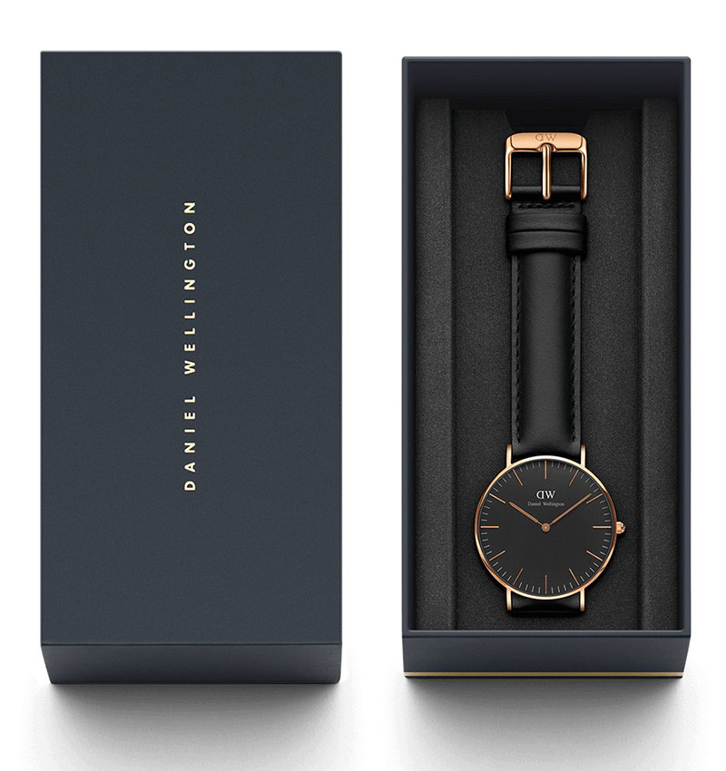 Montre daniel wellington classic black sheffield 36