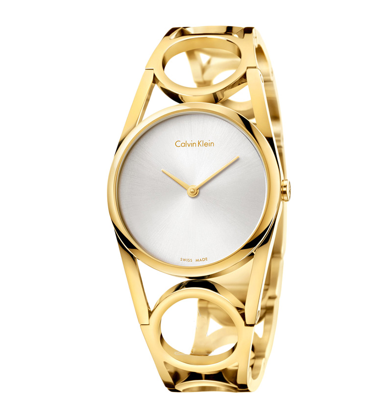 montre femme calvin klein round