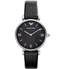 Montre femme emporio armani retro noir