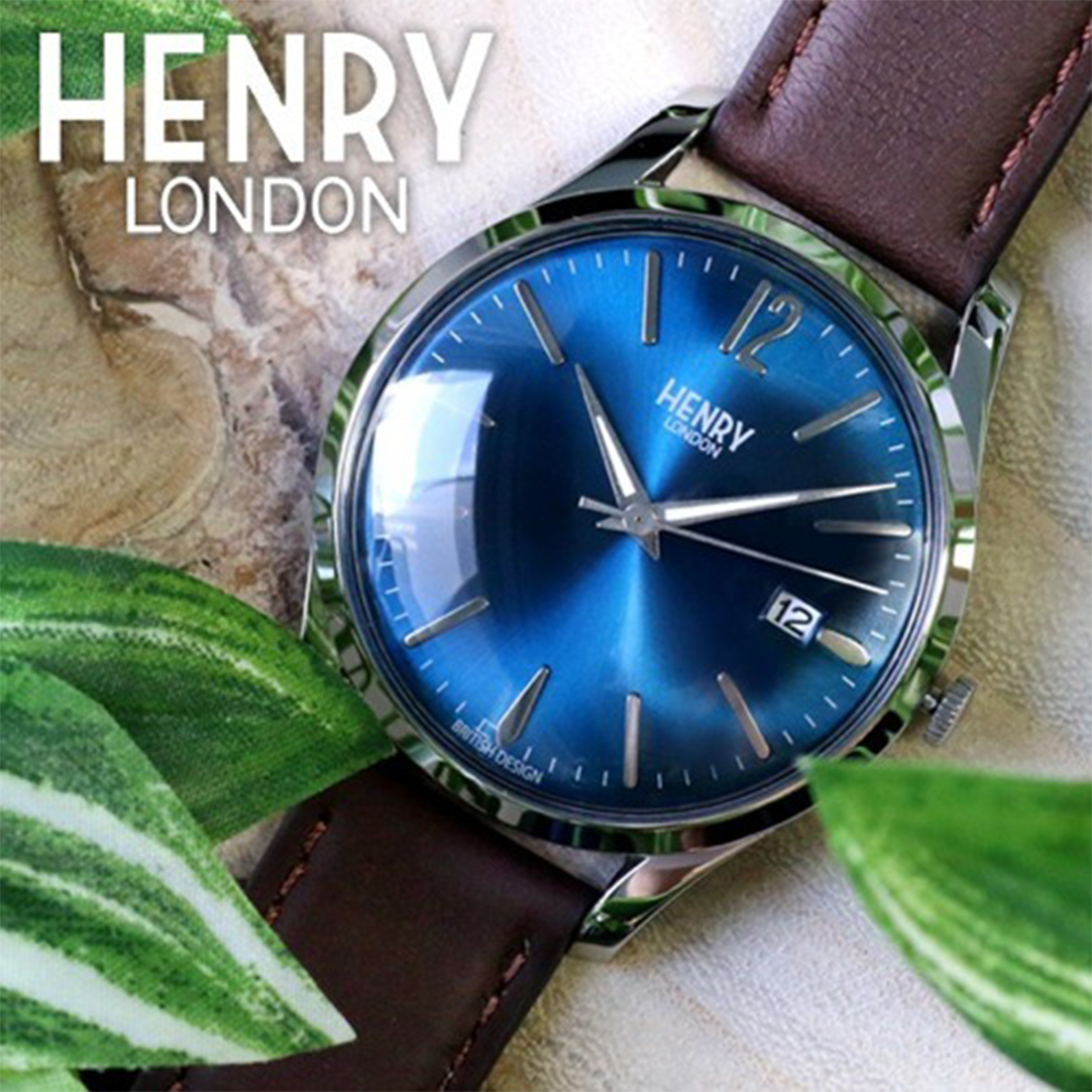 montre femme & homme henry london hl39-s-0103-h