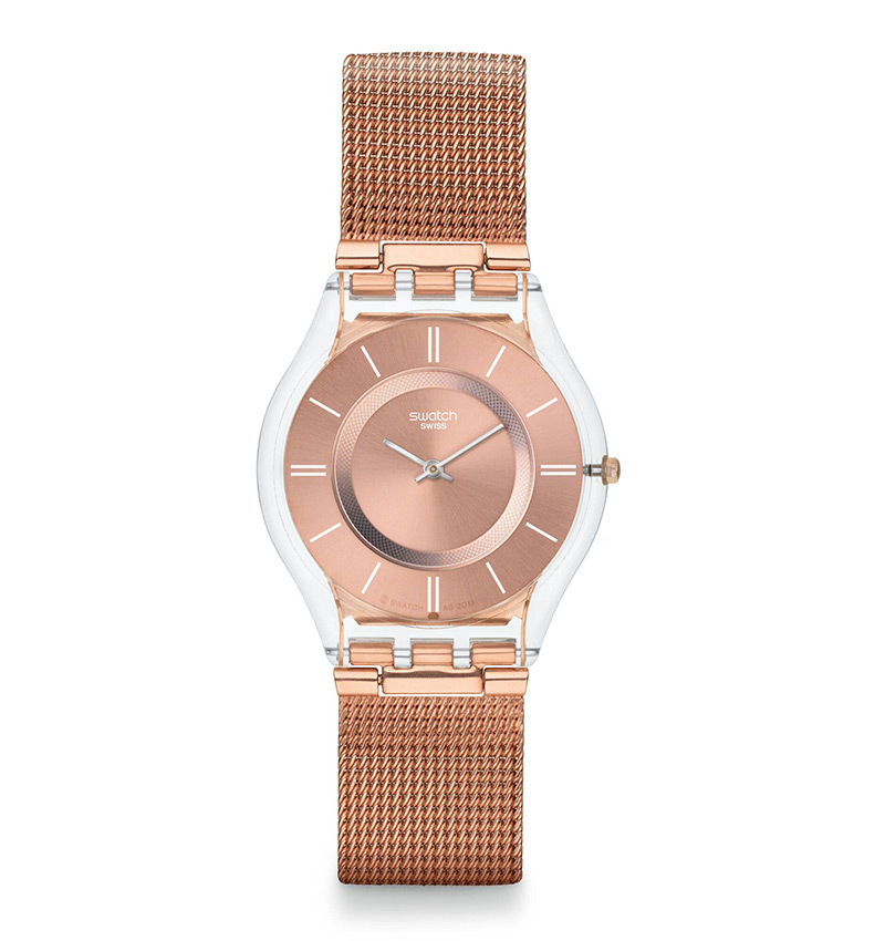 montre femme swatch hello darling sfp115m