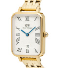 Montre femme daniel wellington quadro roman numerals date 5-link or