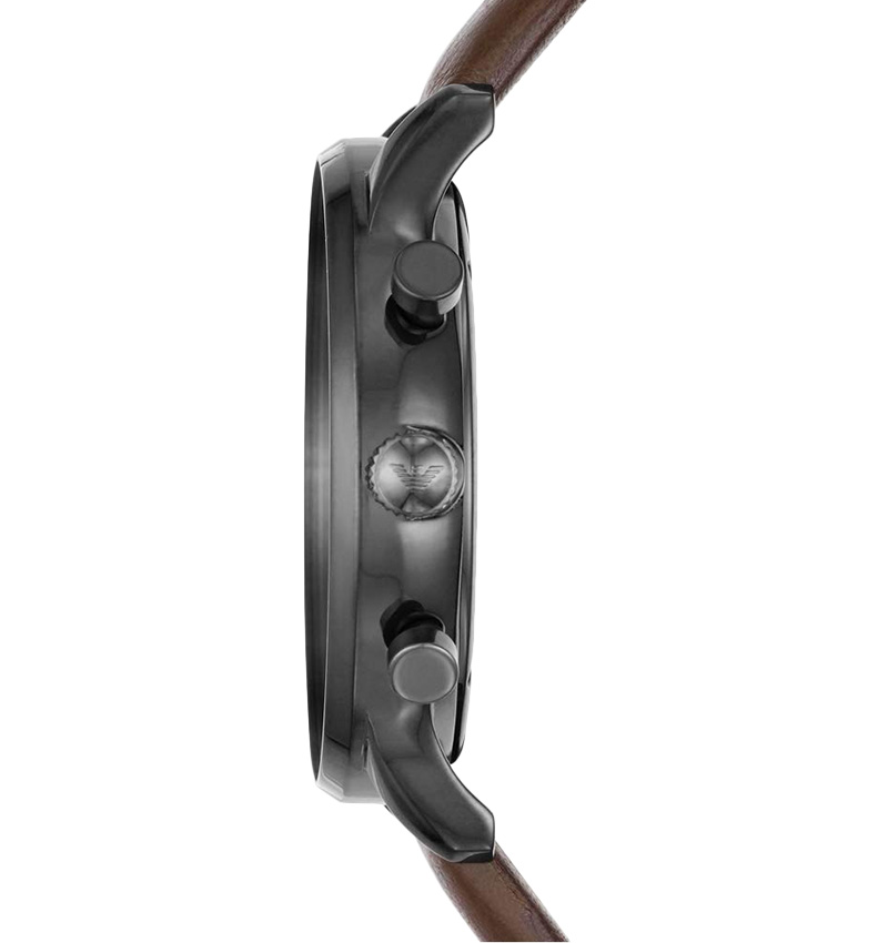 Montre emporio armani retro marron