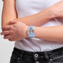 Montre unisexe swatch clear suok156