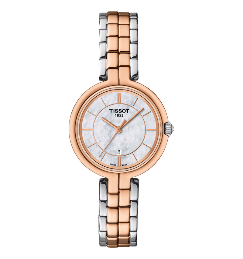 montre femme tissot flamingo t0942102211100