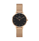 Montre femme daniel wellington classic petite melrose black