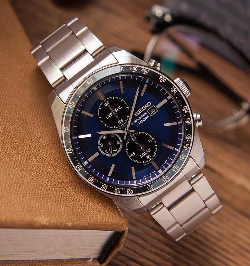 montre homme seiko sport chronographe quartz ssc719p1