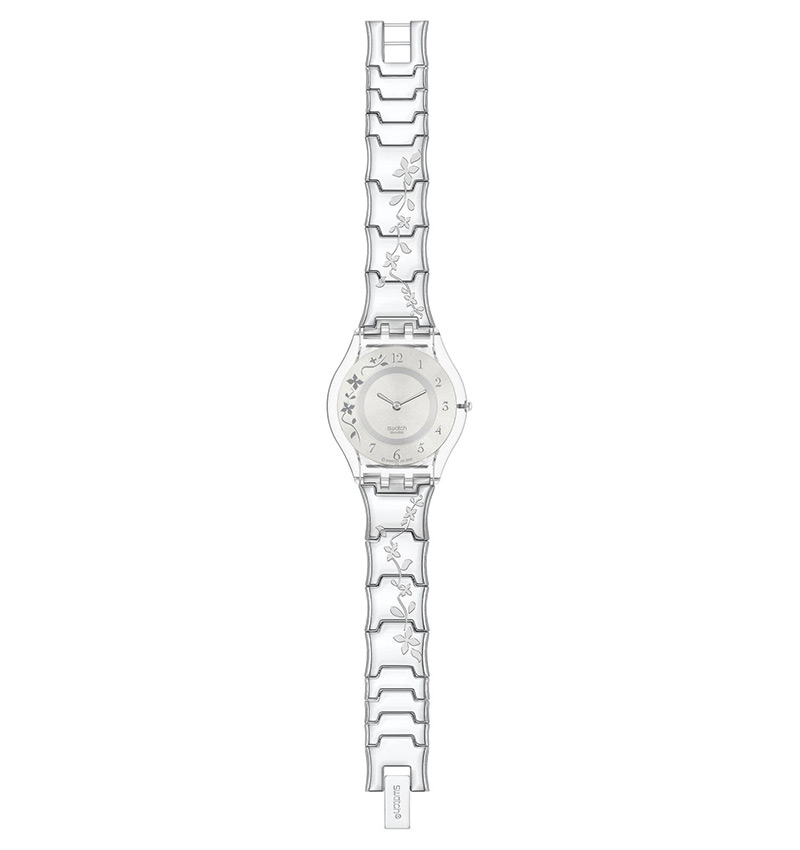 montre femme swatch climbe flowery sfk300g