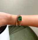 Montre femme daniel wellington quadro mini evergold emerald