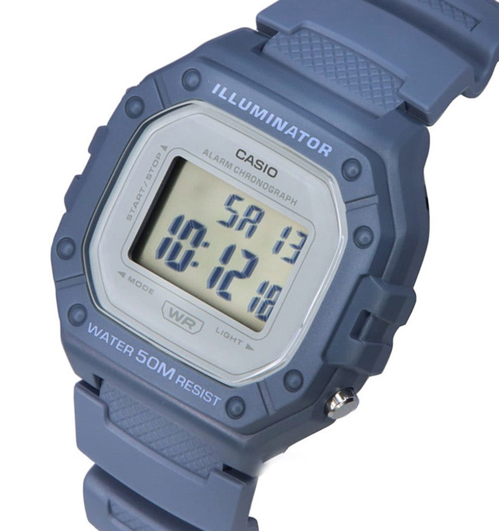 Montre unisexe casio w-218hc-2avdf