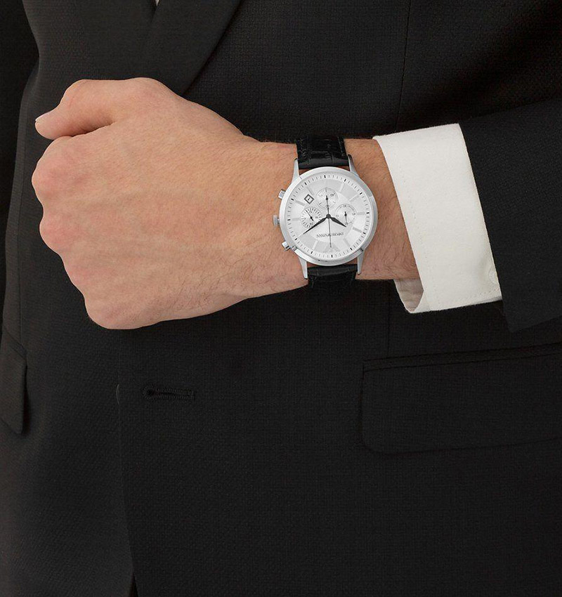 Montre Emporio Armani Dress Noir