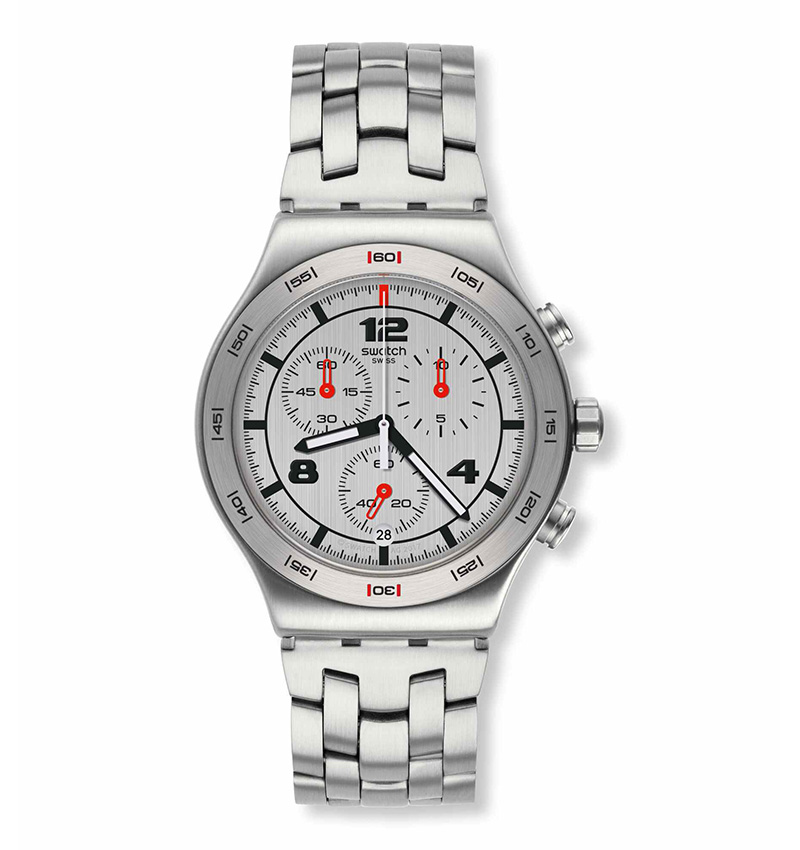 montre homme swatch silver again yvs447g