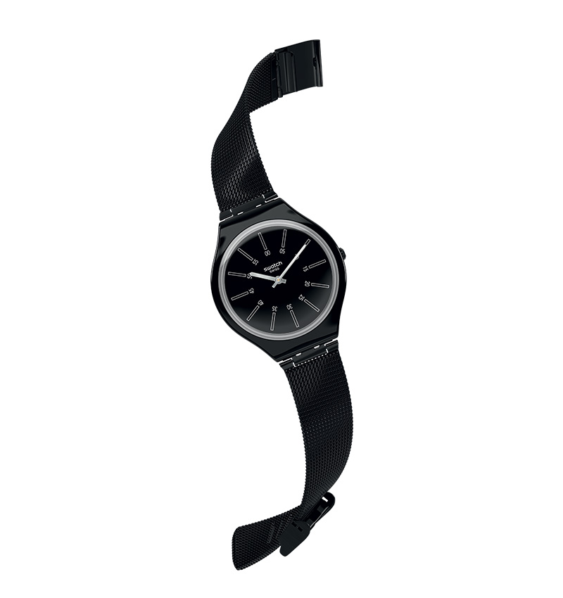 montre femme swatch skinotte svob100m