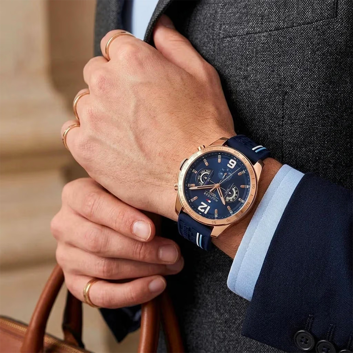 Montre homme tommy hilfiger decker 1791474