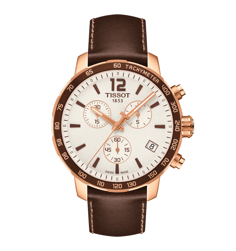 montre homme tissot quickster chronograph t0954173603702