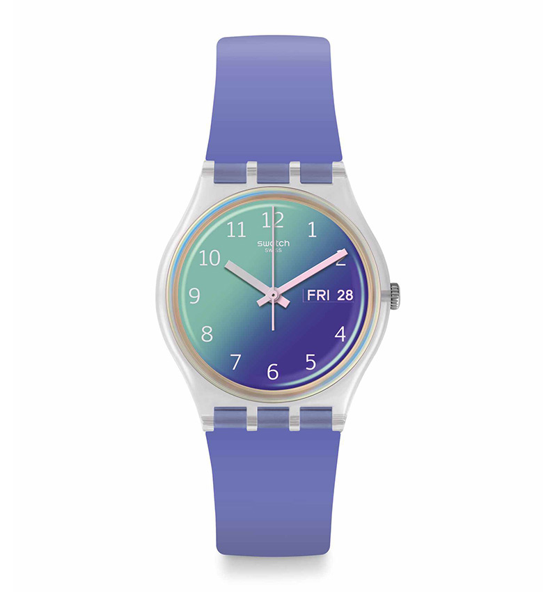 montre femme swatch ultralavande ge718