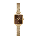Montre femme daniel wellington quadro mini evergold amber