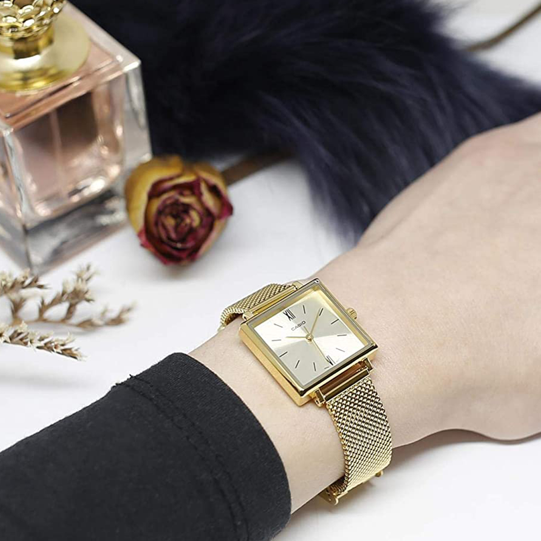 montre femme casio ltpe155mr9bef