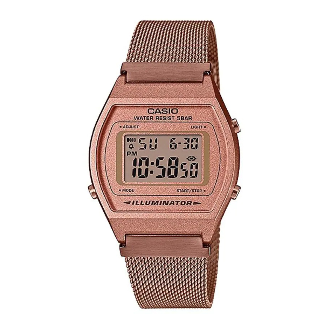 montre femme casio b640wmr5adf