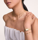 Montre femme daniel wellington quadro mini evergold champagne