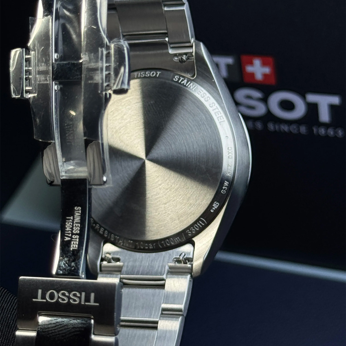 Montre homme tissot pr 100 chronograph t150.417.11.091.00