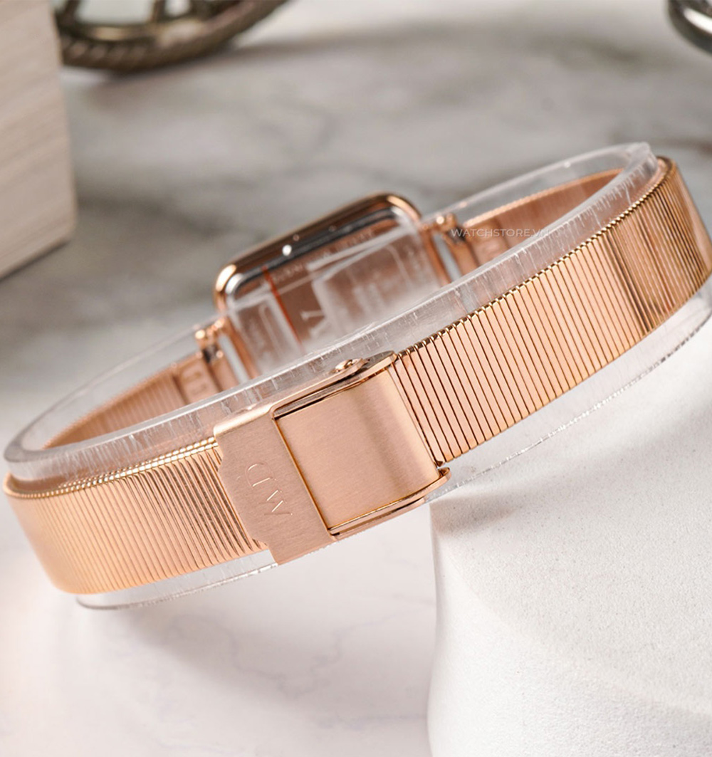 montre femme daniel wellington studio or rose dw00100517