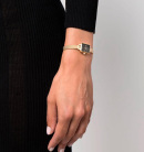 Montre femme daniel wellington quadro mini evergold onyx