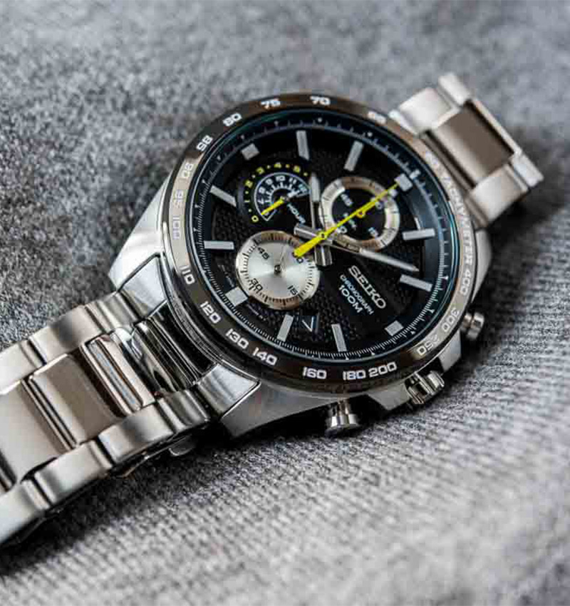 montre homme seiko ssb261p1