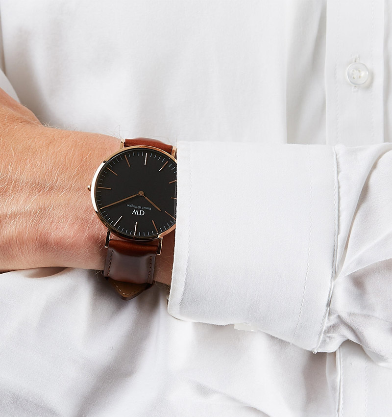 Montre daniel wellington classic black bristol 40