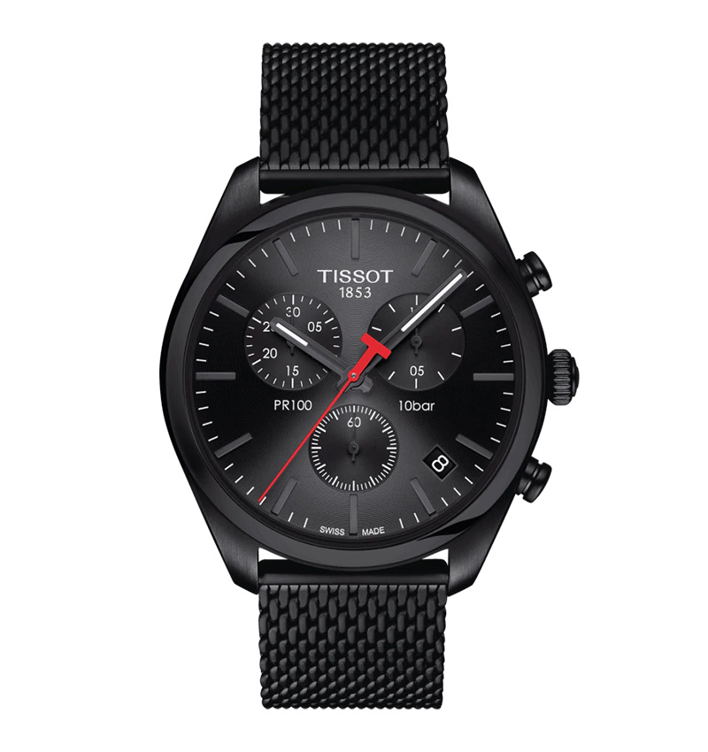 montre homme tissot pr100 t1014173305100