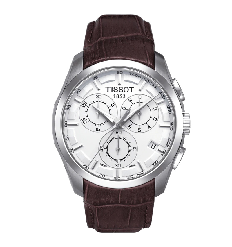 montre homme tissot courtier chronographe t0356171603133