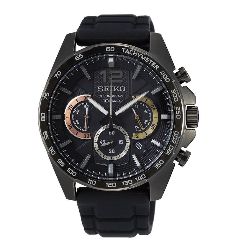 Montre homme seiko chronographe ssb349p1