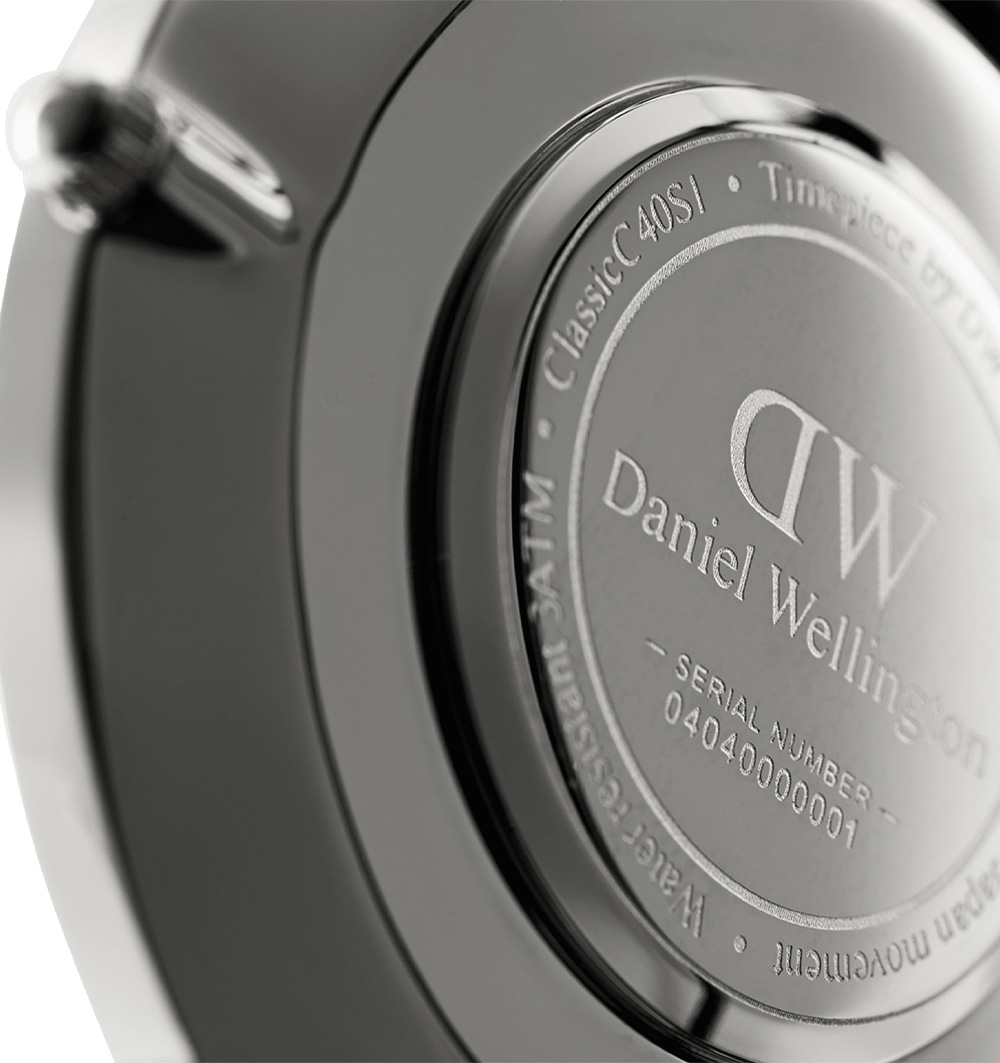 Montre femme daniel wellington classic roselyn noir argent