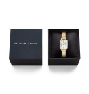 Montre femme daniel wellington quadro roman numerals date 5-link or
