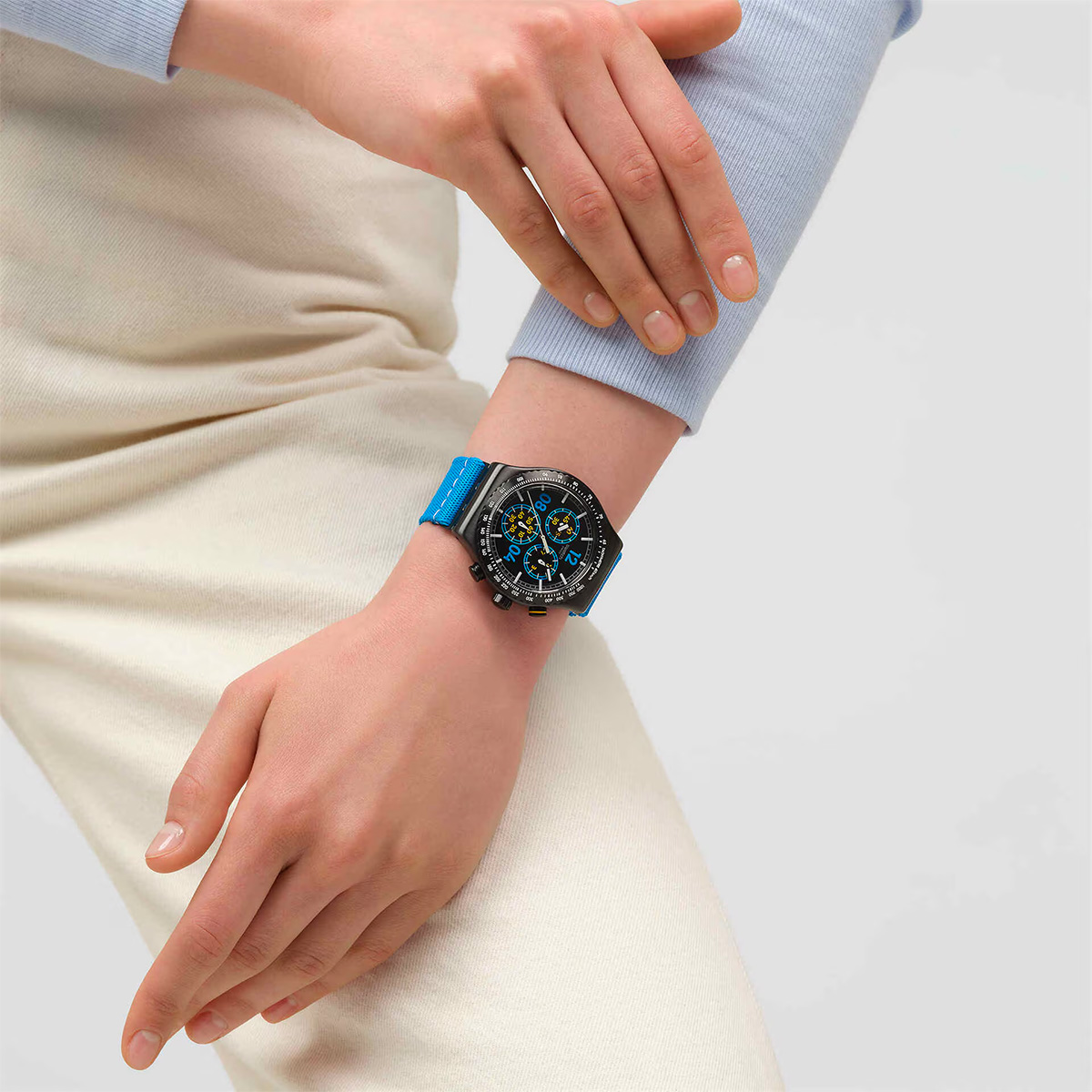 Montre unisexe swatch irony chrono yvb100