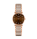 Montre femme longines la grande classique avec diamants l45121677